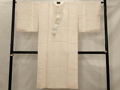 平和屋着物■長襦袢　袷　斜縞　暈し染め　正絹　逸品　AABJ5092st