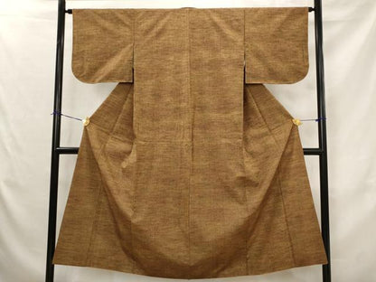 平和屋着物■上質な紬　霞文　正絹　逸品　AABJ5101st