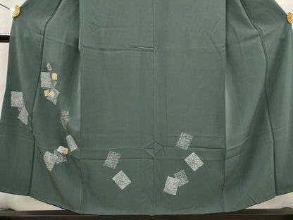 平和屋着物■訪問着　刺繍　源氏香　金糸　金銀彩　健勝苑扱い　正絹　逸品　AABJ5106st
