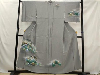 平和屋着物■訪問着　樹林文　金彩　正絹　逸品　AABJ5115st