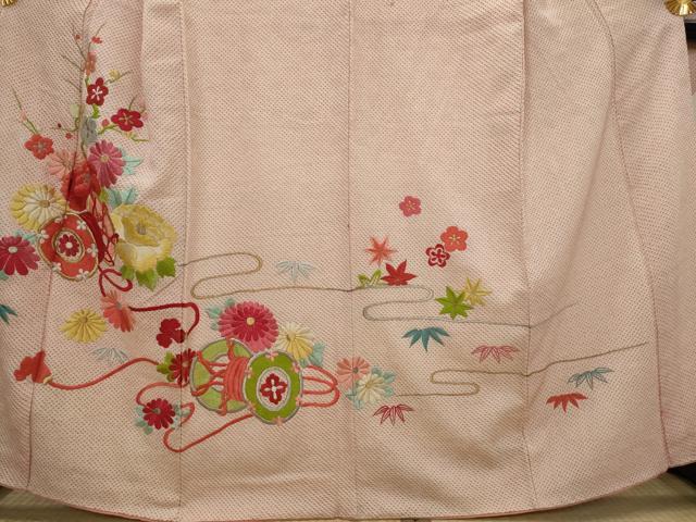 平和屋着物■豪華振袖　総絞り　刺繍　花鼓文　金銀糸　正絹　逸品　AABJ5121st