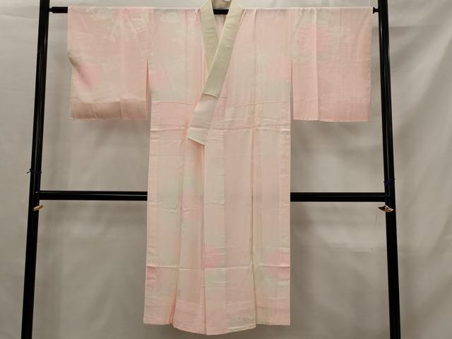 平和屋着物■長襦袢　無双仕立て　花地紋　暈し染め　ますいわ屋扱い　正絹　逸品　AABJ5122st