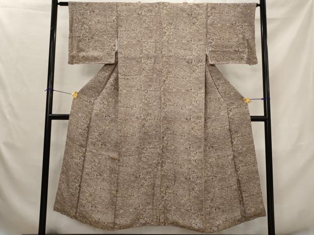 平和屋着物■上質な小紋　風景花文　正絹　逸品　AABJ5124st