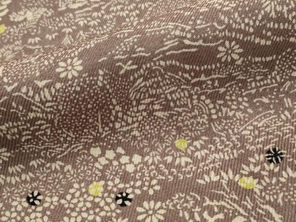 平和屋着物■上質な小紋　風景花文　正絹　逸品　AABJ5124st