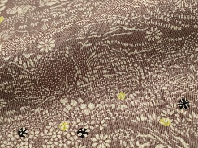 平和屋着物■上質な小紋　風景花文　正絹　逸品　AABJ5124st