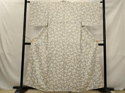 平和屋着物■上質な小紋　舞花文　金彩　正絹　逸品　AABJ5133st