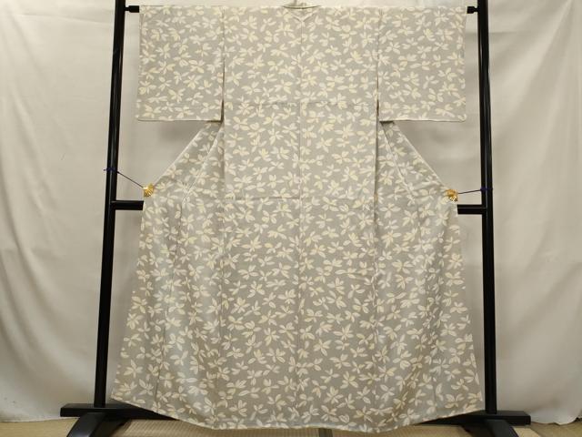 平和屋着物■上質な小紋　舞花文　金彩　正絹　逸品　AABJ5133st