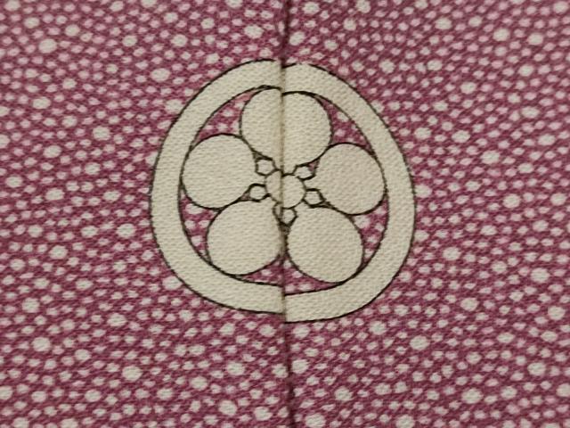平和屋着物■江戸小紋　大小あられ　正絹　逸品　AABJ5143st