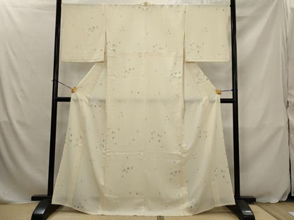 平和屋着物▽小紋　単衣　あられ　洗える着物　AABJ5169st