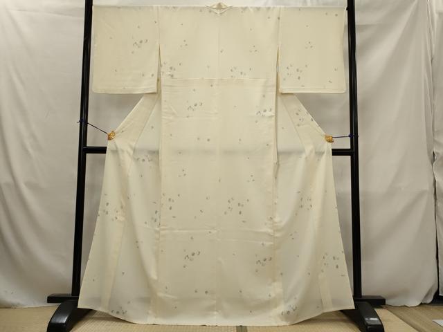 平和屋着物▽小紋　単衣　あられ　洗える着物　AABJ5169st