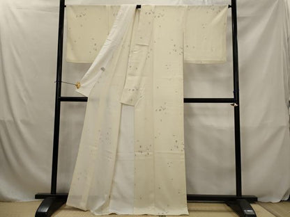 平和屋着物▽小紋　単衣　あられ　洗える着物　AABJ5169st