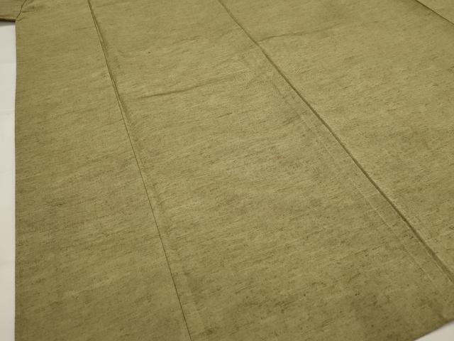 平和屋着物▽上質な紬　単衣　霞文　正絹　逸品　AABJ5171st