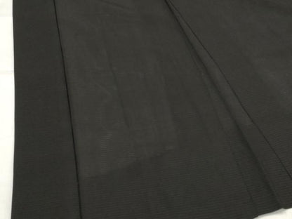 平和屋着物▽男性　黒紋付　羽織　スリーシーズン　春夏秋　塵除け　正絹　逸品　AABJ5178st
