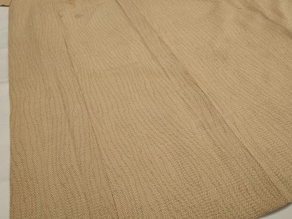 平和屋着物▽本塩沢　単衣　十字文様　正絹　逸品　AABJ5189st