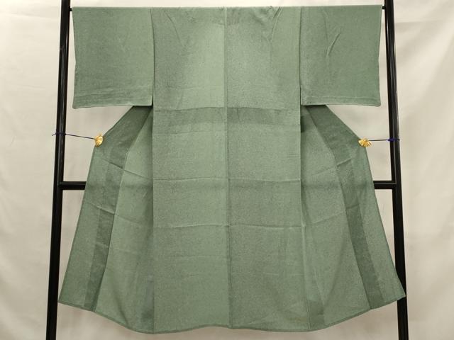 平和屋着物▽男性　小紋　単衣　霞文　正絹　逸品　AABJ5195st