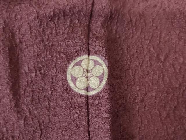 平和屋着物■上質な色無地　紋意匠　若紫色　正絹　逸品　AABJ5202br