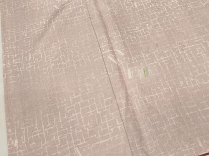 平和屋着物■上質な小紋　幾何学文様　胴抜き仕立て　正絹　逸品　AABJ5208br