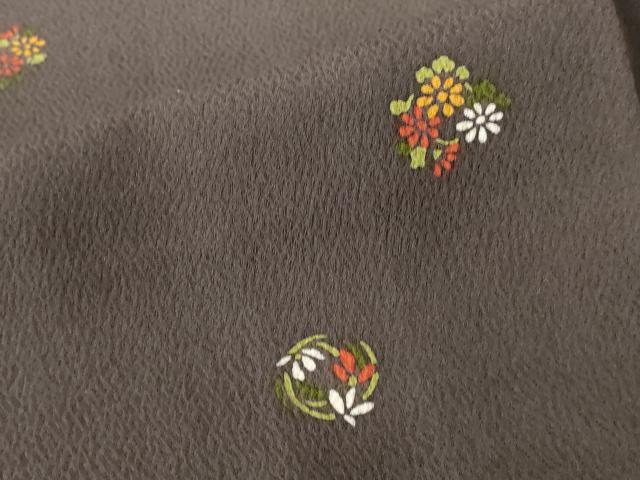 平和屋着物■上質な小紋　花丸文　正絹　逸品　AABJ5209br
