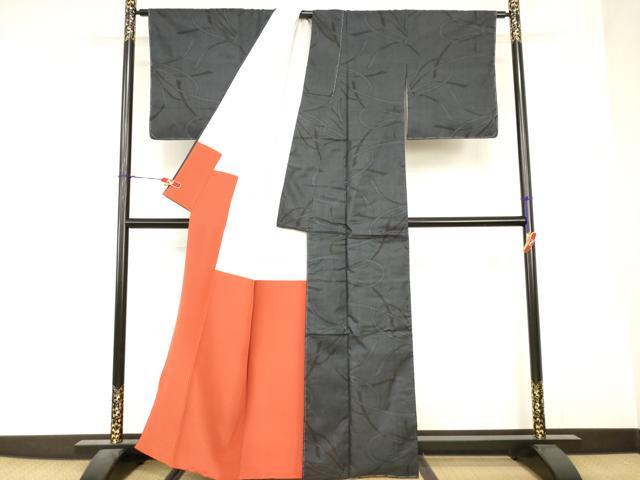 平和屋着物■本場大島紬　7マルキ　結び紐文　正絹　逸品　未使用　AABJ5217br