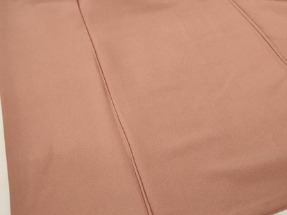 平和屋着物■上質な色無地　薄紅色　正絹　逸品　AABJ5218br