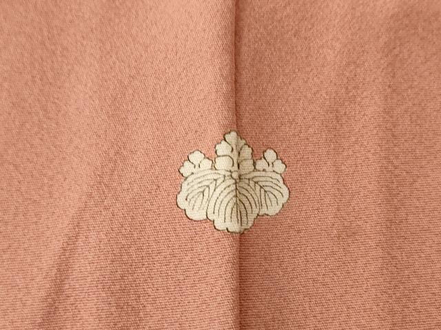 平和屋着物■上質な色無地　薄紅色　正絹　逸品　AABJ5218br