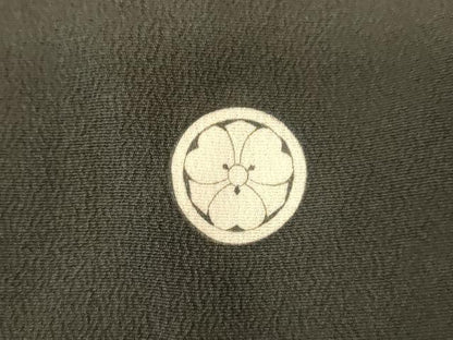 平和屋着物■豪華黒留袖　刺繍　雲取り孔雀花文　金彩　金糸　正絹　逸品　AABJ5233br