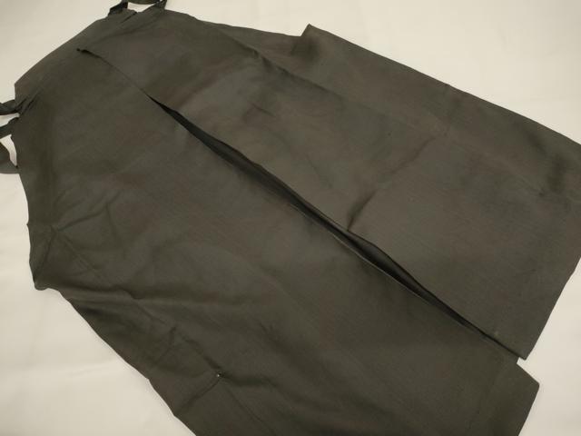 平和屋着物[]七五三　男の子　行灯袴　縞　黒地　逸品　AABJ5241ja