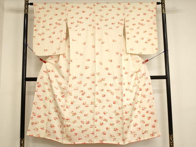 平和屋着物∵女の子　十三参り　子供　祝着　鴛鴦文　逸品　AABJ5250ja