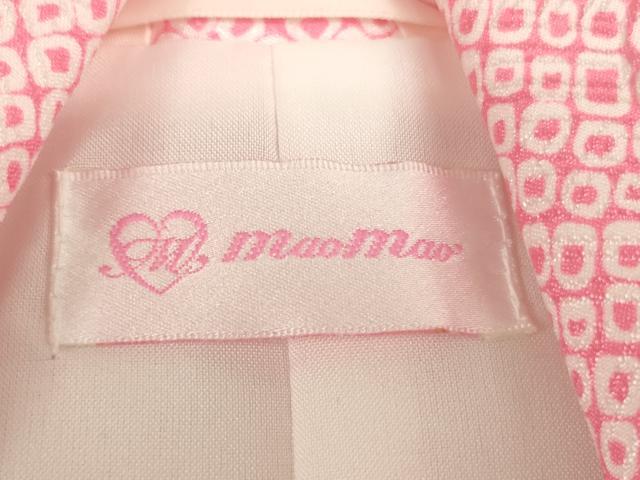 平和屋着物[]七五三　女の子　３歳　被布　MaoMao　浅田真央　舞桜文　暈し染め　金彩　AABJ5272ja