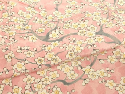 平和屋着物[]七五三　女の子　３歳　祝着　三つ身　枝梅文　逸品　AABJ5274ja