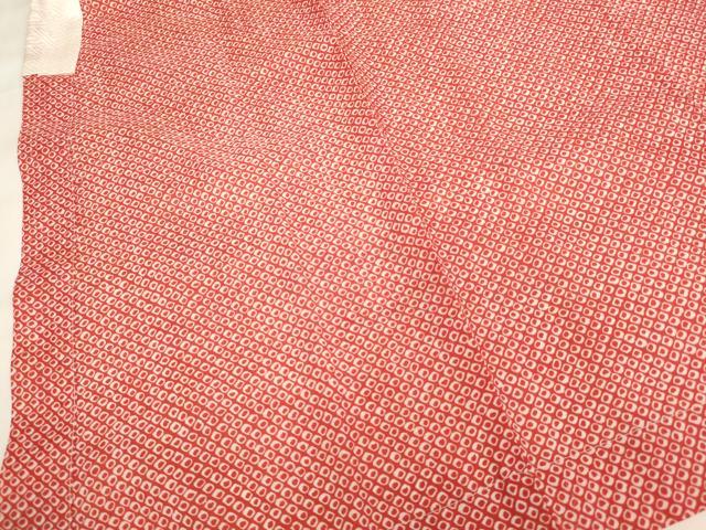 平和屋着物∵女の子　子供　長襦袢　単衣　鹿の子文　半衿刺繍　AABJ5279ja