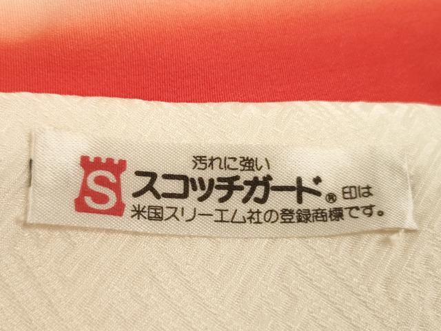 平和屋着物[]七五三　女の子　７歳　祝着　四つ身　絞り　花車文　金彩　逸品　AABJ5280ja