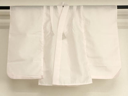 平和屋本店[]七五三　女の子　３歳　祝着　三つ身　長襦袢（単衣）・被布・小物セット 暈し染め 金彩 箱付き 洗える着物 未使用 AABJ5281ja