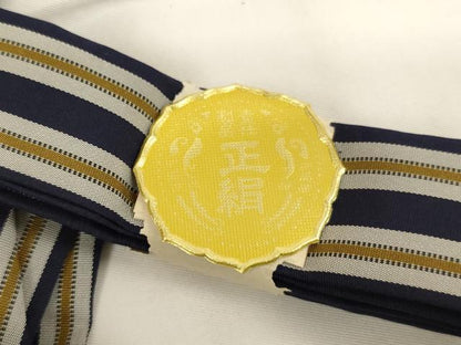 平和屋着物[]七五三　男の子　行灯袴・小物セット　縞　逸品　未使用　AABJ5299ja