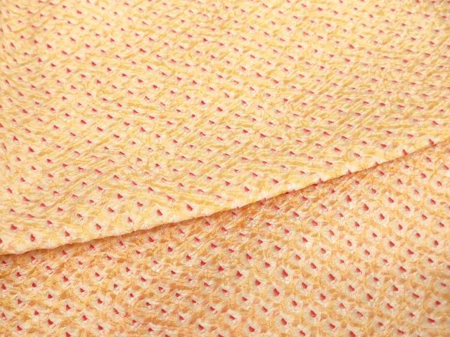 平和屋着物[]七五三　女の子　３歳　祝着　三つ身　総絞り　逸品　AABJ5305ja