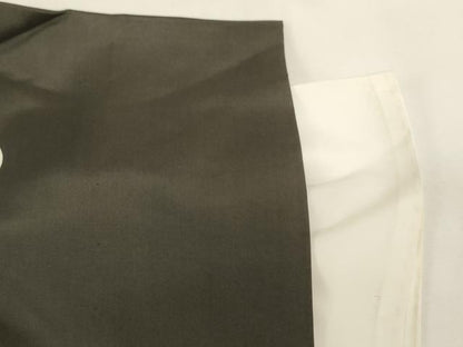 平和屋着物[]お宮参り　男の子　祝着　産着　初着　のしめ　刺繍　飛鶴風景文　暈し染め　金糸　金彩　逸品　AABJ5315ja