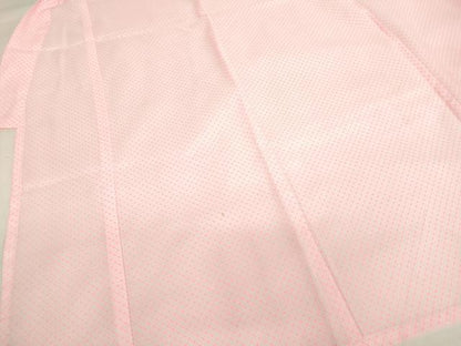 平和屋着物∵女の子　子供　長襦袢　単衣　鹿の子文　半衿刺繍　AABJ5340ja