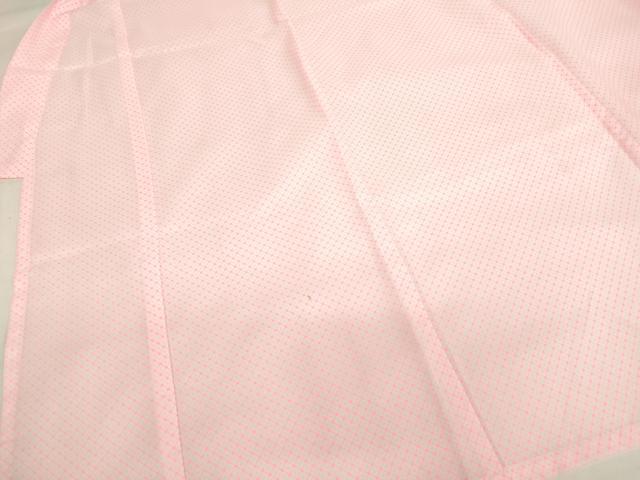 平和屋着物∵女の子　子供　長襦袢　単衣　鹿の子文　半衿刺繍　AABJ5340ja