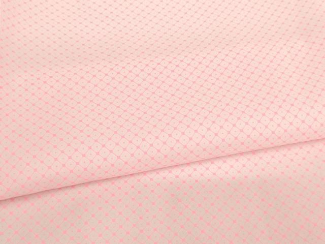 平和屋着物∵女の子　子供　長襦袢　単衣　鹿の子文　半衿刺繍　AABJ5340ja