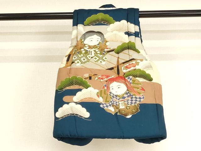 平和屋着物[]七五三　男の子　袖無し羽織　歌舞伎　金彩　逸品　AABJ5345ja