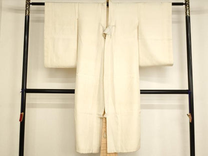 平和屋着物∵女の子　子供　長襦袢　袷　象牙色　逸品　AABJ5358ja