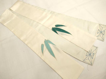平和屋着物[]お宮参り　男の子　祝着　産着　初着　のしめ　手描き　駒刺繍　鷹　松　暈し染め　金彩　逸品　AABJ5365ja