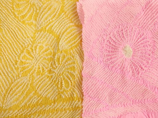 平和屋着物[]七五三　女の子　和装小物　帯揚げ25枚セット　総絞り　中抜き絞り　正絹　逸品　AABJ5369ja