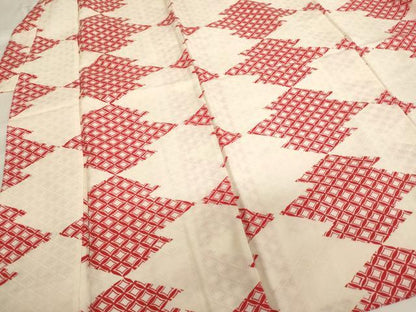 平和屋着物[]女の子 子供 長襦袢 袷 松皮菱七宝文 半衿刺繍 洗える着物 AABJ5395ja
