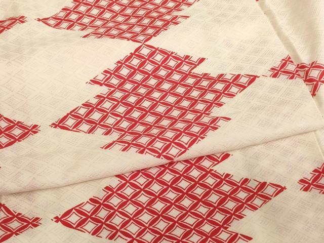平和屋着物[]女の子 子供 長襦袢 袷 松皮菱七宝文 半衿刺繍 洗える着物 AABJ5395ja