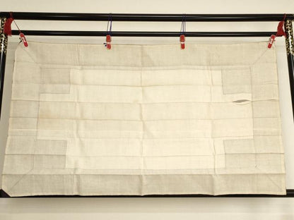 平和屋本店▼夏物 座具 刺繍 竜胆車 金糸 法衣 寺院 仏具 仏教 僧侶 神職 装束 AABJ5419ja