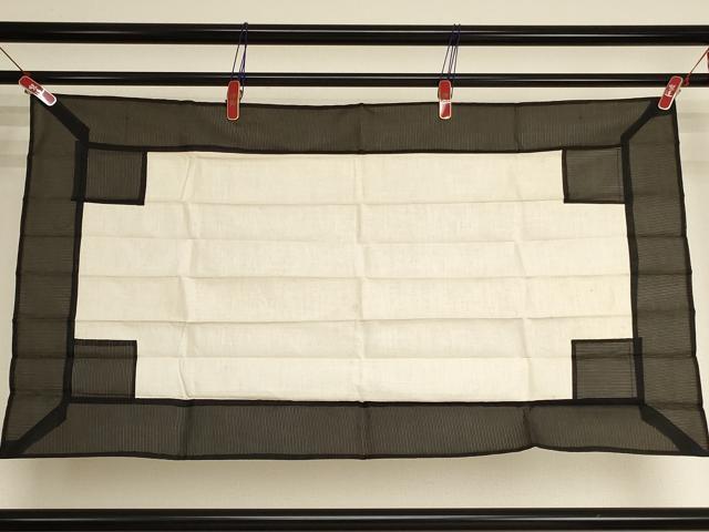 平和屋本店▼夏物　座具　黒地　法衣　寺院　仏具　仏教　僧侶　神職　装束　AABJ5421ja