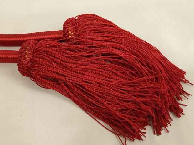 平和屋本店●妙鉢　紅緋色地　法衣　寺院　仏具　仏教　僧侶　神職　装束　AABJ5522ja