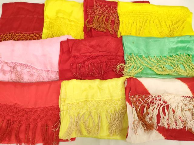 平和屋着物[]七五三　女の子　和装小物　志古貴まとめて10点　正絹　逸品　AABJ5591ja