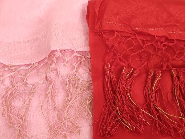 平和屋着物[]七五三　女の子　和装小物　志古貴まとめて10点　正絹　逸品　AABJ5591ja